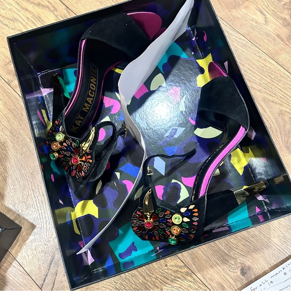 KAT MACONIE Phoenix beaded high heels - Size 38 / 8 - Picture 8 of 12
